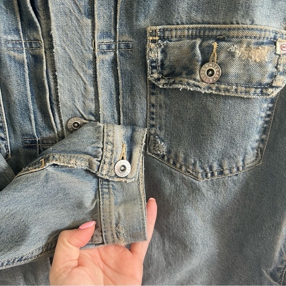 AG Adriano Goldschmied Denim Jacket New Small - Picture 6 of 8